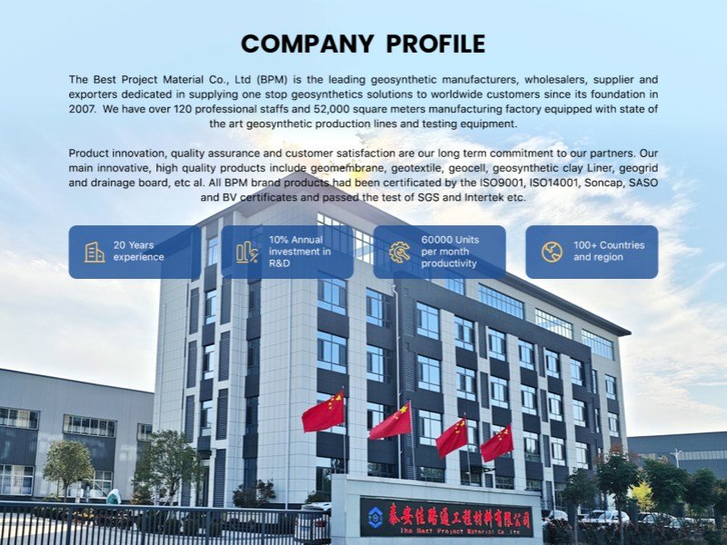 TOP 7 Global geomembrane liner factory in Ecuador
