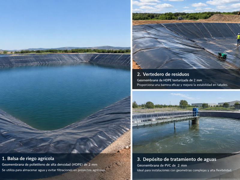 Análisis de las 6 mejores geomembranas de 2 mm